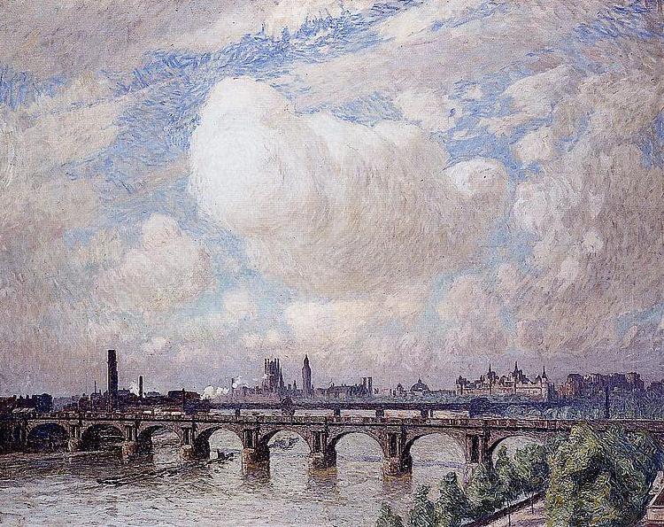 Emile Claus Waterloo Bridge in the Sun oil painting image